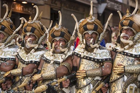 The festival tells the story of how the Moors were defeated by the ...