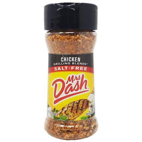 Mrs. Dash Chicken Grilling Seasoning Blend-2.4 oz. | Grilled chicken ...