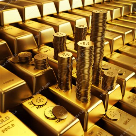 Gold Bars Golden Coins — Stock Photo © Stiggdriver #187573438