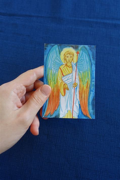 Archangel Raphael Prayer Card Catholic Christian Gift - Etsy