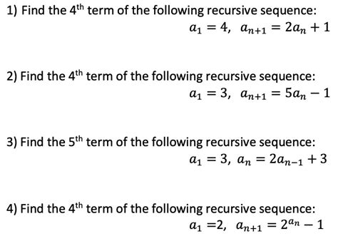 How to use Recursive Formulas?: Algebra - Math Lessons