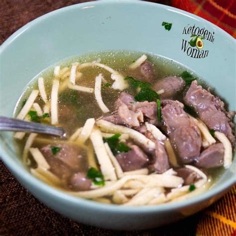 Chicken Gizzard Soup Recipe - Carnivore,Keto,PSMF - Ketogenic Woman