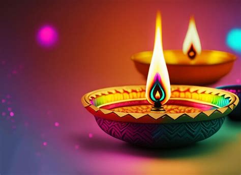 Premium AI Image | illustation of Diwali festival of lights tradition ...