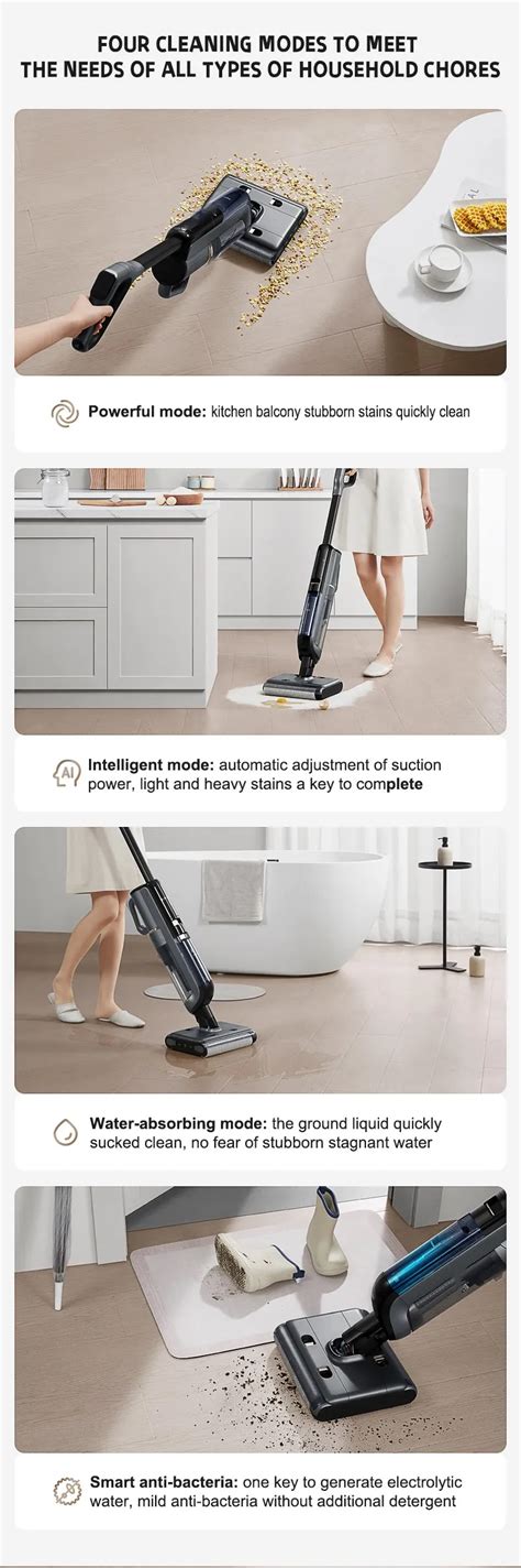 Handheld Electric Floor Washer Wet And Dry Vacuum Cleaner - Buy Wet And ...