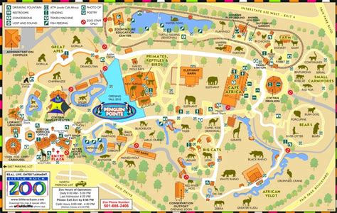 Little Rock Zoo Map - Ontheworldmap.com