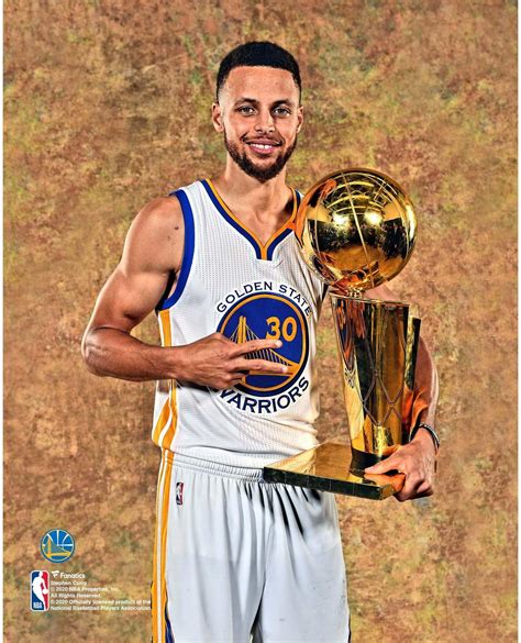 Stephen Curry Golden State Warriors Unsigned 2017 NBA Finals Larry O ...