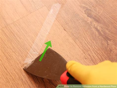 4 Ways to Remove Adhesive from a Hardwood Floor - wikiHow