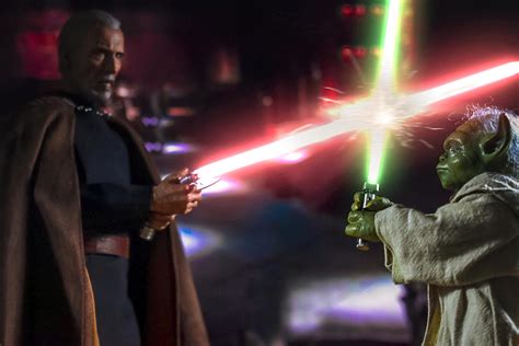 Yoda vs Dooku Photograph by Jeremy Guerin - Fine Art America