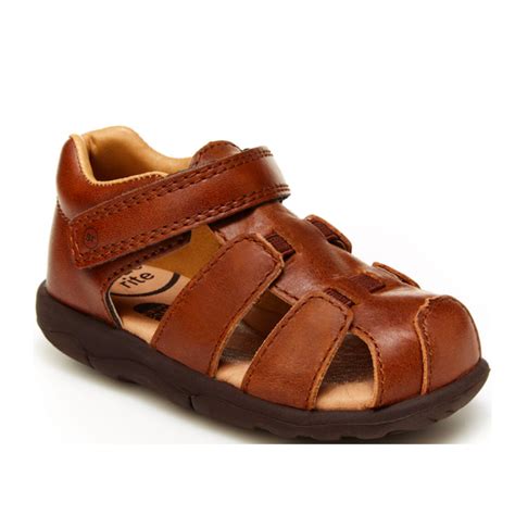 Stride Rite Kid's SRTech Archie Sandal Brown | Laurie's Shoes