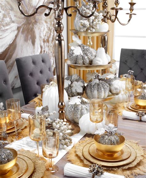 10+ Gold Dining Table Decor - DECOOMO