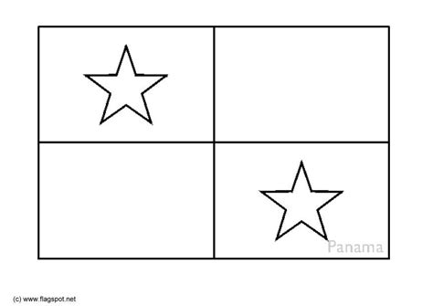 Panama Flag Coloring Pages - Learny Kids