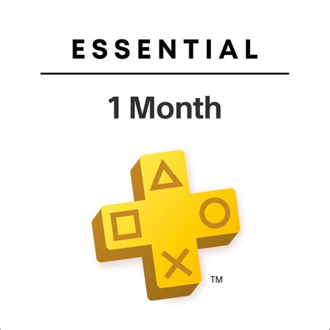 PlayStation Plus Essential: 1 Month Subscription