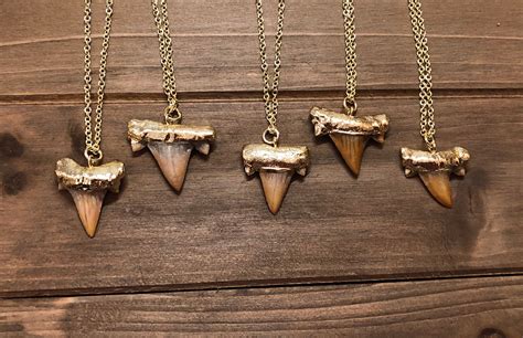 Gold Shark Tooth Necklace