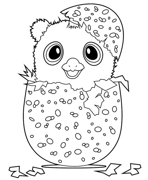 Hatchimal Colleggtables Coloring Page Egg Coloring Page, Penguin ...