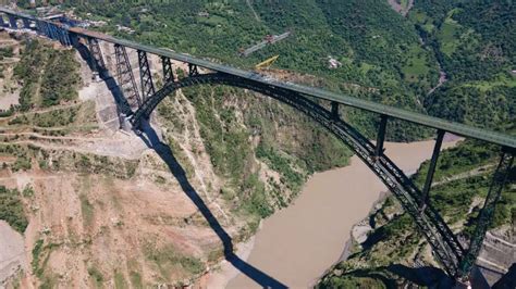 Chenab River Railway Bridge - HighestBridges.com