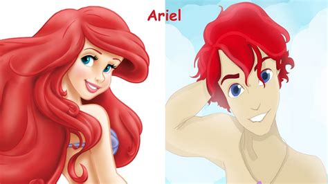 Disney Princesses Gender Swap | Disney Princesses Gender bender - YouTube