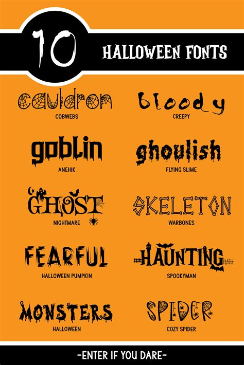 10 Halloween Fonts – Kitaleigh LLC