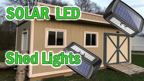 Install & Review of an Affordable Solar LED Shed Light - YouTube