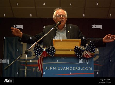 Senator Bernie Sanders Stock Photo - Alamy