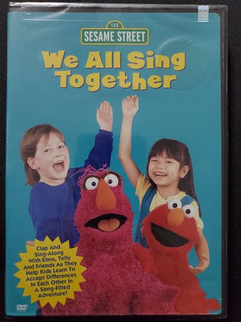 Sesame Street: We All Sing Together (DVD, 2003) Region 1 NEW SEALED OOP ...