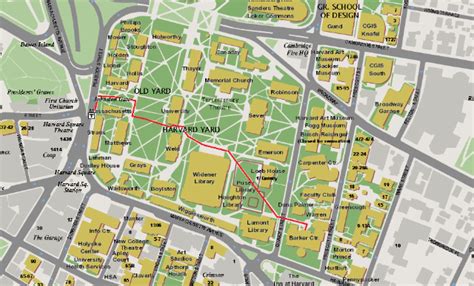 Harvard campus map - Google Search | Lugares para visitar, Lugares