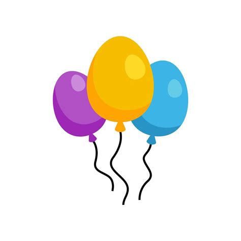 balloons icon illustration. Birthday icon element decoration 22476948 ...