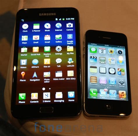 Samsung Galaxy Note Comparison Photos