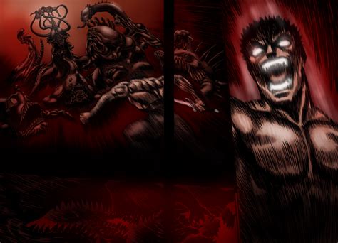 Guts' trying to save casca during the eclipse colored. | Berserk, Manga ...