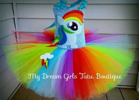 Rainbow Dash My little pony Halloween dress Rainbow Dash tutu | Etsy ...