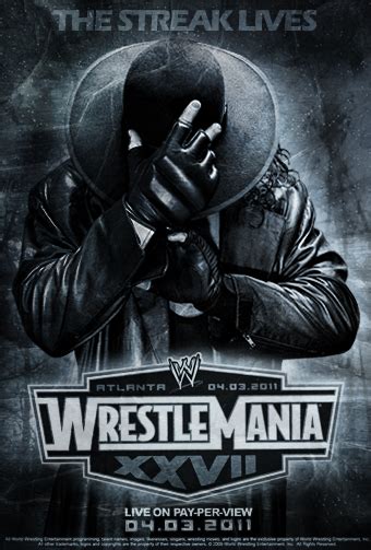 WWE WrestleMania XXVII by All4-Xander on DeviantArt