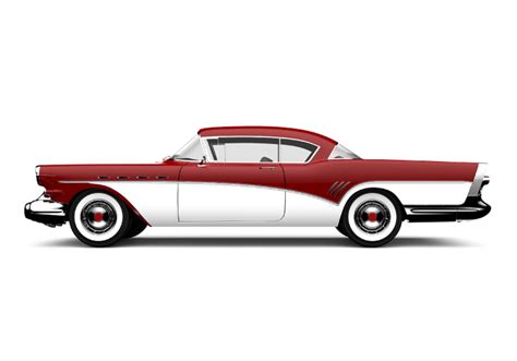 Red Classic car vintage mural - TenStickers