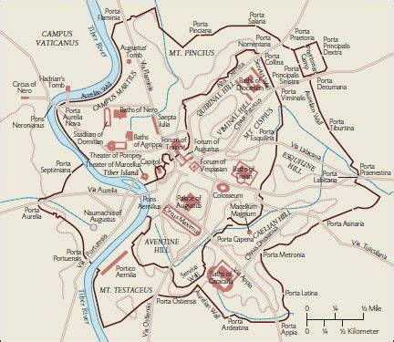 Map of Imperial Rome