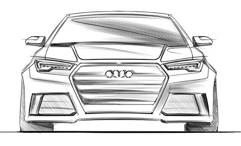 Audi Drawing Front - Automotive News