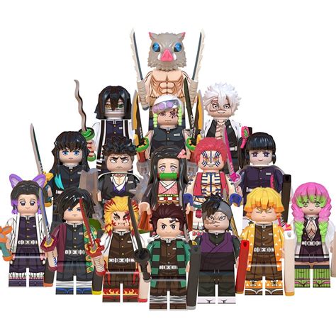 Demon Slayer Infinite train character Minifigures Lego Compatible Comic ...