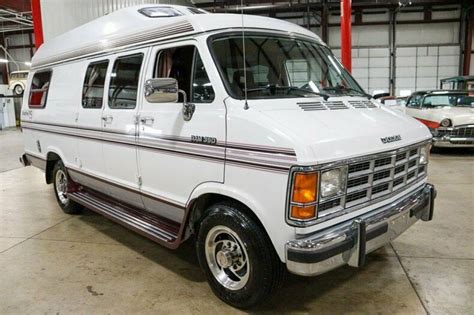 1992 Dodge Ram 350 Roadtrek 190 54076 Miles White Van 5.2L V8 Automatic ...