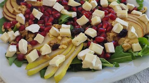 Apple Pear Camembert Salad - Ana.Recipes