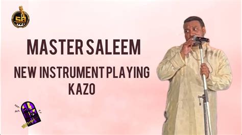 Master Saleem Full Roohdari new instrument playing kazo - YouTube