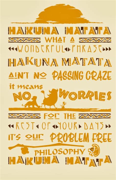 Hakuna Matata Wallpapers - Wallpaper Cave