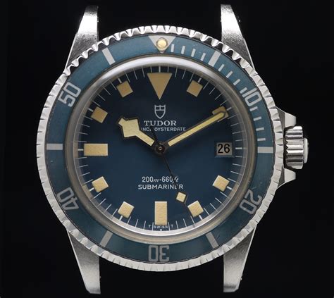 Tudor By Rolex 9411 Vintage Submariner Blue SnowFlake Dial - Rolex ...