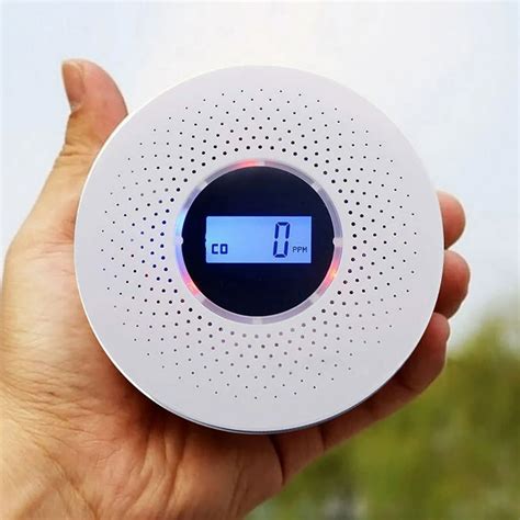 Carbon Monoxide Detector with Display, Battery Operated Smoke CO Alarm ...