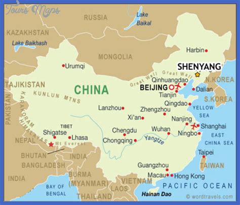 Shenyang Map - ToursMaps.com