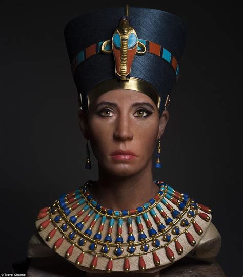 Face of Queen Nefertiti brought to life with 3D scans | Daily Mail Online