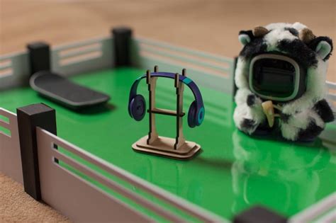 Emo Pet Robot Custom Headphones Wooden Stand Display Livingai - Etsy