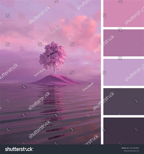 Color Palette Color Harmony Art Work Stock Vector (Royalty Free ...