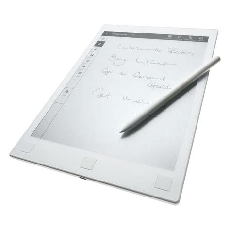 A digital tablet that perfectly mimics the feel of writing on paper ...