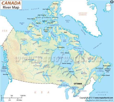 Canadian River Map | Canadian River Systems Map | Map, System map, River