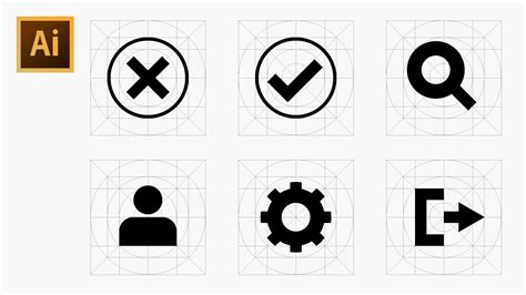 How to Draw Icons Using Grid - Adobe Illustrator - 360CongNghe.net