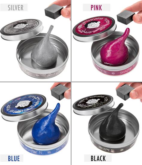 Magnetic Thinking Putty: Bouncing Putty infused with magnetic properties