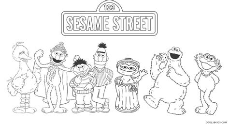 Coloring Pages Sesame Street Printable