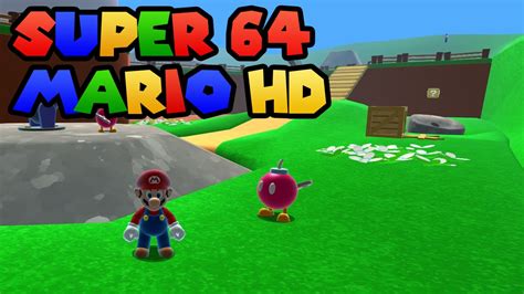 Super Mario 64 HD Remake Gameplay (All coins) - YouTube